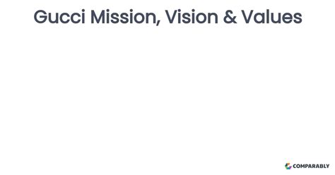 gucci goals|Gucci mission and vision.